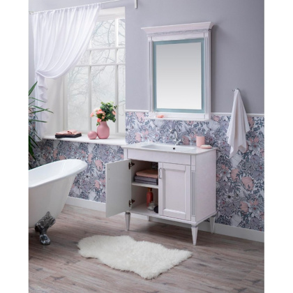 Комплект мебели Aquanet Селена 70 белый, серебро