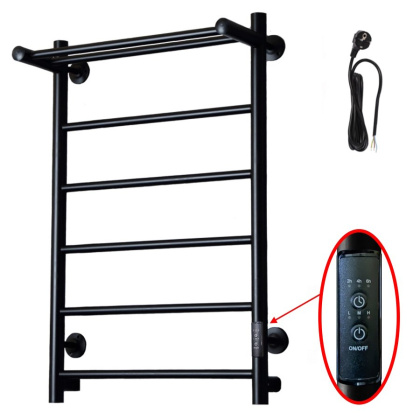 Полотенцесушитель Аспект Пэк сп 1 П 80х50 черный ВГП Полотенцесушитель Аспект Пэк сп 1 П 80х50 черный ВГП