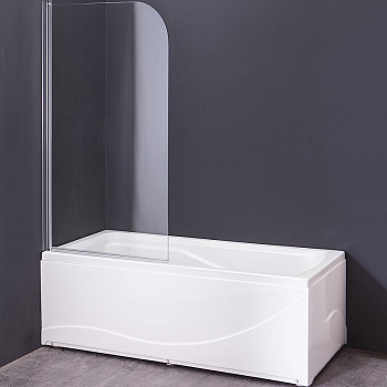 Шторка на ванну Agger A02-080TCR универсальная 80х135