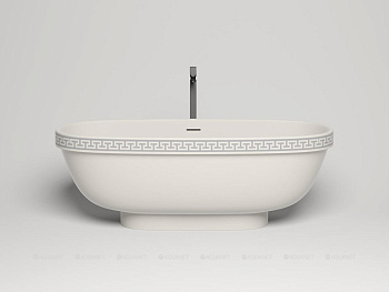 Ванна из искусственного камня Salini S-Stone GRECA MEANDER,103021M