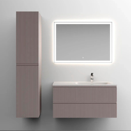 Тумба подвесная SANCOS Snob T правая 995х445х500, c двумя ящиками оснащенными доводчиками, Doha Soft, арт.SNT100RSM