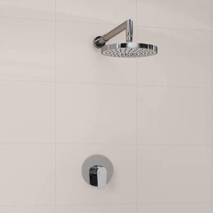 A12629 Встраиваемый комплект для душа с верхней душевой насадкой Wasserkraft
