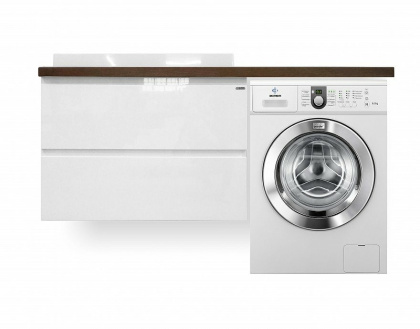 Комплект мебели Malibu Luxe 1550х500 левосторонний подвесной 2 ящика (ШхГхВ) 898х476х607 Комплект мебели Malibu Luxe 1550х500 левосторонний подвесной 2 ящика (ШхГхВ) 898х476х607