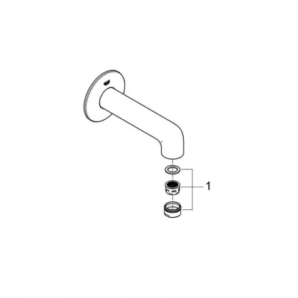 Излив Grohe BauClassic 13258000 хром Излив Grohe BauClassic 13258000 хром