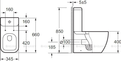 Бачок BelBagno ALPINA BB10100T