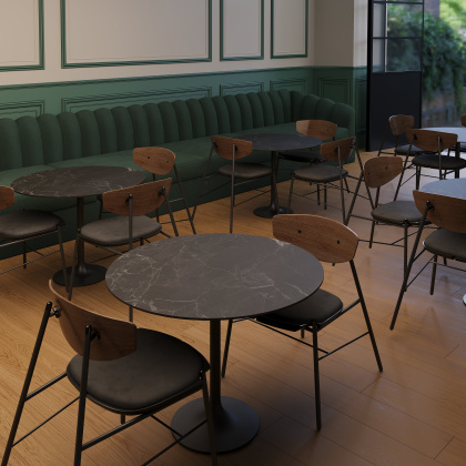 Керамогранит CALACATTA BLACK 800х3200х12мм MATT