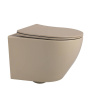 Подвесной унитаз Abber Bequem AC1100MBB бежевый матовый с микролифтом