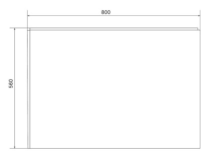 Панель боковая Flat 80 MG R Панель боковая Flat 80 MG R