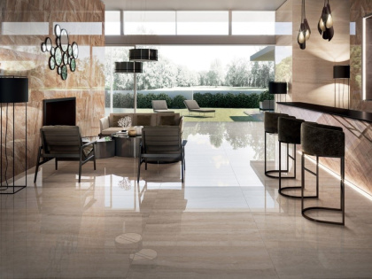 Риальто песочный лаппатированный обрезной 60x60x0,9