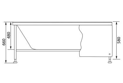 Акриловая ванна Aquanet Cariba 170x75 Акриловая ванна Aquanet Cariba 170x75