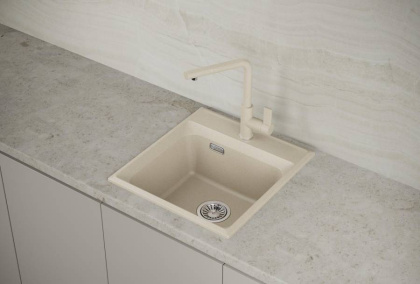 Мойка кухонная Point Мисти 46 светло-бежевый Мойка кухонная Point Мисти 46 светло-бежевый