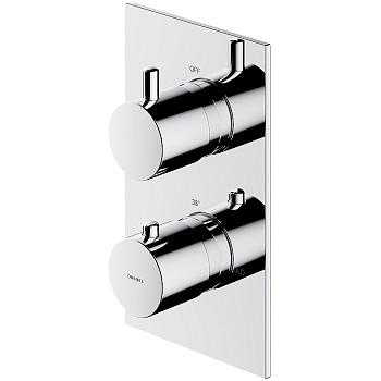 Смеситель термостатический для душа скрытого монтажа OMNIRES Y Y1236_KROCR (хром)