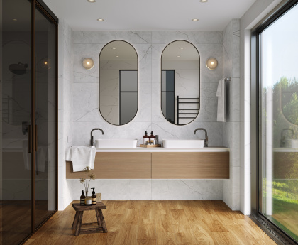 Connect Gris Керамогранит серый SG50002922R 60х119,5 полированный