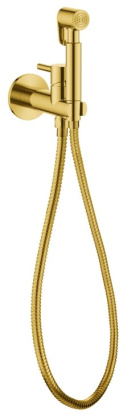 ECO-DIF-BORO Гигиенический душ со смесителем Исполнение: Брашированное золото  ECO-DIF-BORO Гигиенический душ со смесителем Исполнение: Брашированное золото