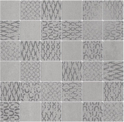 Декор Про Дабл серый мозаичный  30x30x0,9
