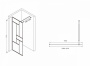 Душевая перегородка ABBER Immer Offen AG63120B