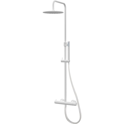 Душевая система Paffoni Mini Birillo ZCOL638LIQBO белая матовая