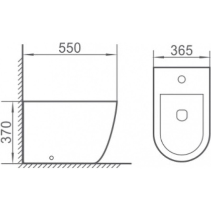 Биде подвесное NERO