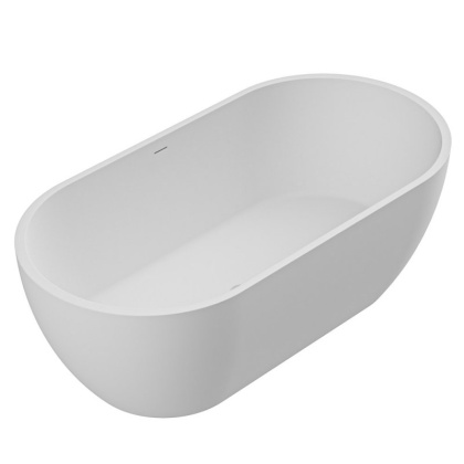 Ванна из искусственного камня Solid Surface 1600x805x540, CEZARES CZR-STYLUS-160-80-54-SSB Ванна из искусственного камня Solid Surface 1600x805x540, CEZARES CZR-STYLUS-160-80-54-SSB