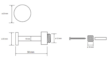 Крючок Bemeta Omega 104206024 Хром
