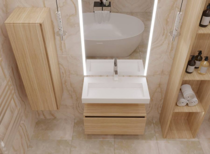 Столешница моноблок FLAT 80см Столешница моноблок FLAT 80см