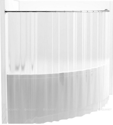 Карниз для ванны Aquanet Bali полукруглый 150х150 Карниз для ванны Aquanet Bali полукруглый 150х150