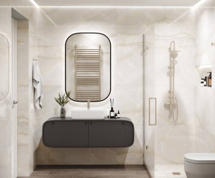 Керамогранит Laparet Stubay Onyx Crema полированный 60х60 (4шт_1,44м), м2