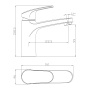 Смеситель Rossinka RS45-11 для раковины Смеситель Rossinka RS45-11 для раковины