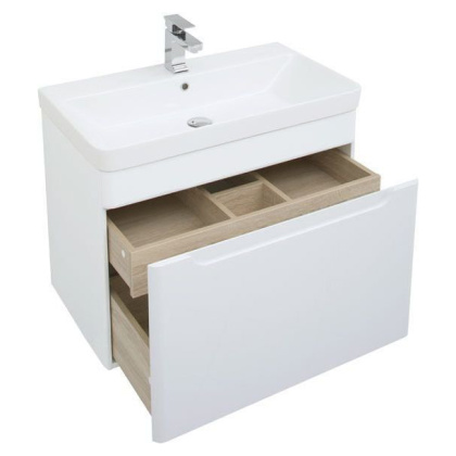 Тумба с раковиной Aquanet София 80 белый Тумба с раковиной Aquanet София 80 белый