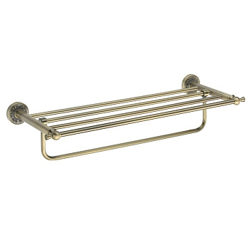 Полотенцедержатели с полкой, RG1008Q Rose, Бронза