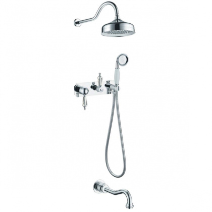 Смеситель для ванны, встроенный BRILLANTE Ripresa_Комплект Смеситель для ванны, встроенный BRILLANTE Ripresa_Комплект