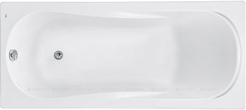 Uno акриловая ванна прямоугольная  160х75 белая
