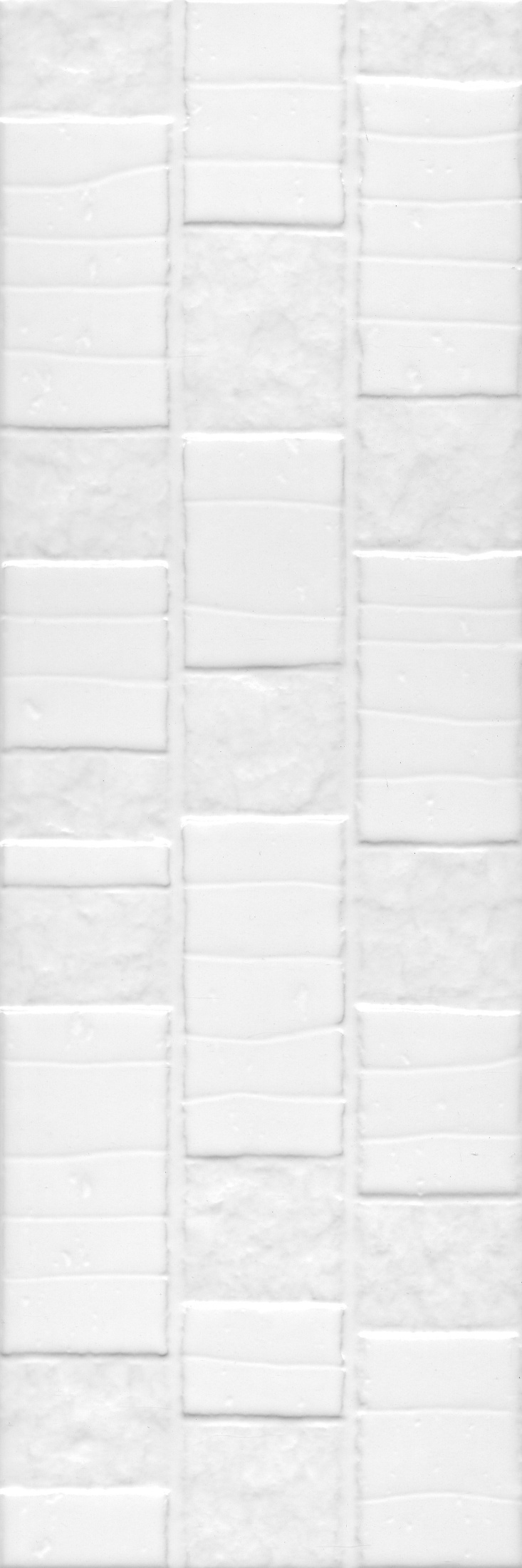 Бьянка белый глянцевый антик 20x60x0,9