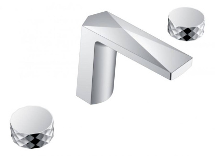 Смеситель врезной на 3отв. VENTURO хром, ручка DIAMOND Смеситель врезной на 3отв. VENTURO хром, ручка DIAMOND