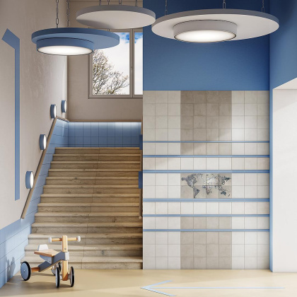 Панно OS\A249\8X\5285 Вокруг света Серый (80см*40см*6,9мм) (1шт/0,32м2), шт