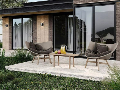 Керамогранит SG158500N Терраса коричневый противоскользящий 40.2*40.2*9 (10шт/1.62м2) , м2