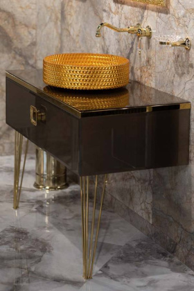 Столешница стекло 100см прямая Бронзированный коричневый Столешница стекло 100см прямая Бронзированный коричневый