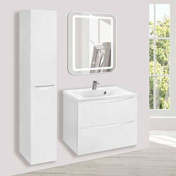 База под раковину Mia 650 подвесная, 2 выкатных ящика soft close, G.White