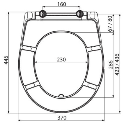 Alcaplast Сиденье для унитаза Duroplast, крепление металл бежевое A601 BAHAMA Alcaplast Сиденье для унитаза Duroplast, крепление металл бежевое A601 BAHAMA