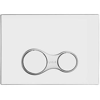 Панель смыва Vitra Sirius для инсталляций 742, 748, 750, глянцевый хром, 740-0480