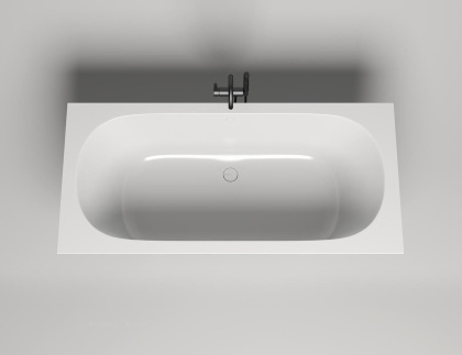 Ванна из литьевого мрамора Salini Ornella Axis 190х90 103412M матовая Ванна из литьевого мрамора Salini Ornella Axis 190х90 103412M матовая