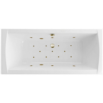 Ванна EXCELLENT Aquaria Lux 180x80 "RELAX" (бронза)