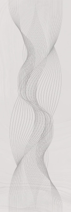 Декор Веро серый светлый глянцевый обрезной 40x120x1