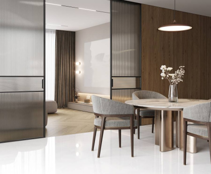 Atmosphere Cristal Керамогранит белый 80х160 полированный