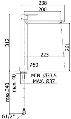 Смеситель для раковины Paffoni Candy CA081CR