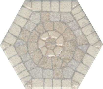 Декор OS\A248\63009 Карму бежевый (6см*5,2см*6,9мм) (26шт/0,081м2) Камень, шт