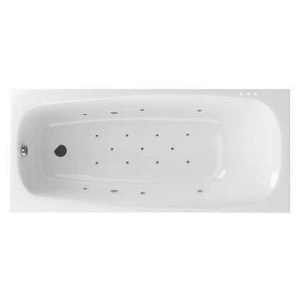 Ванна EXCELLENT Layla 170x75 "RELAX" (хром)