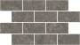 Декор Чеппо ди Гре мозаичный коричневый матовый обрезной 34,6x20x0,9