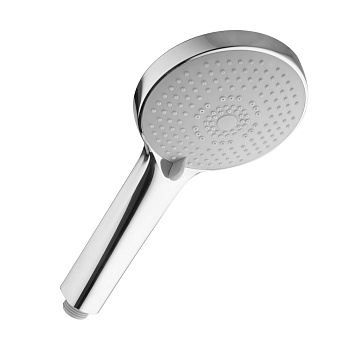 Лейка душевая круглая 5 режимов, Ø12х25см, пластик/хром, блистер