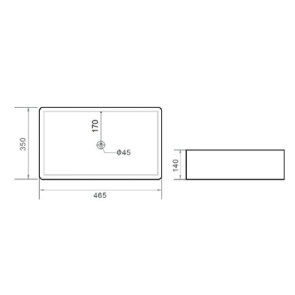 Раковина Orange B02-460w накладная, белый Раковина Orange B02-460w накладная, белый